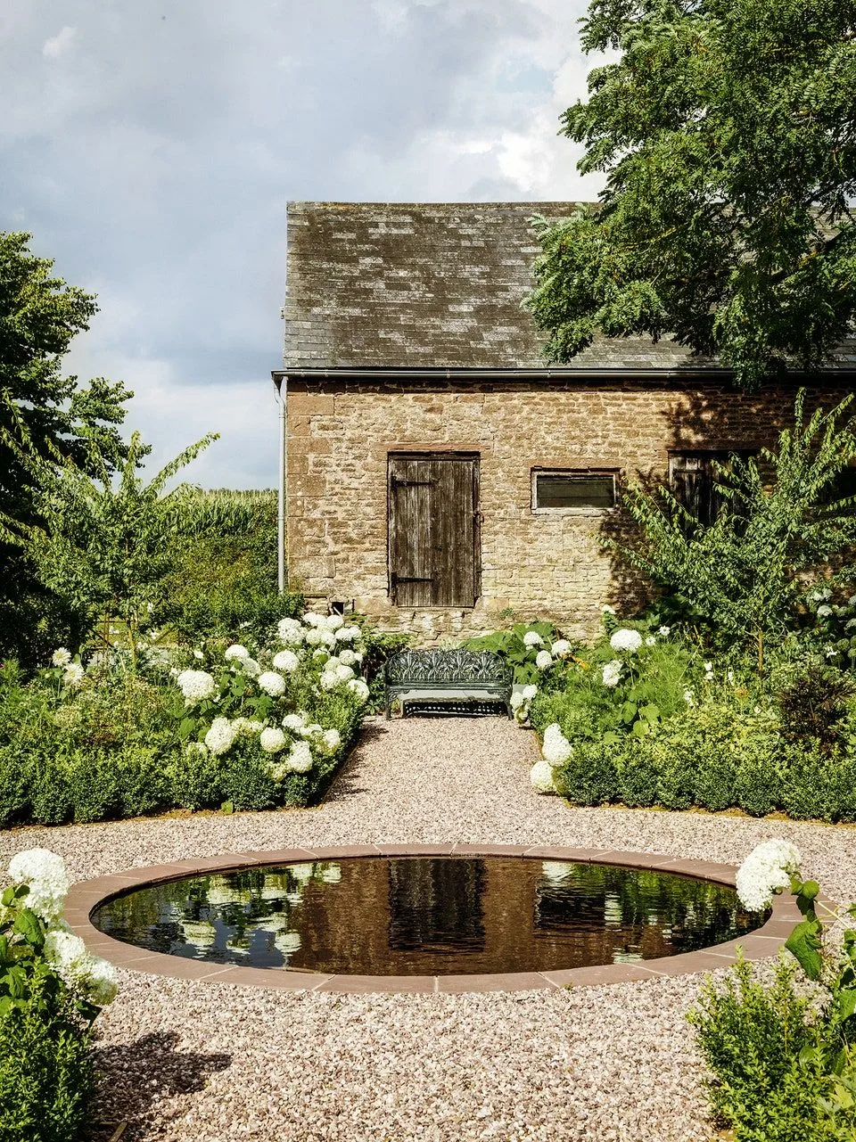 Farmhouse courtyard