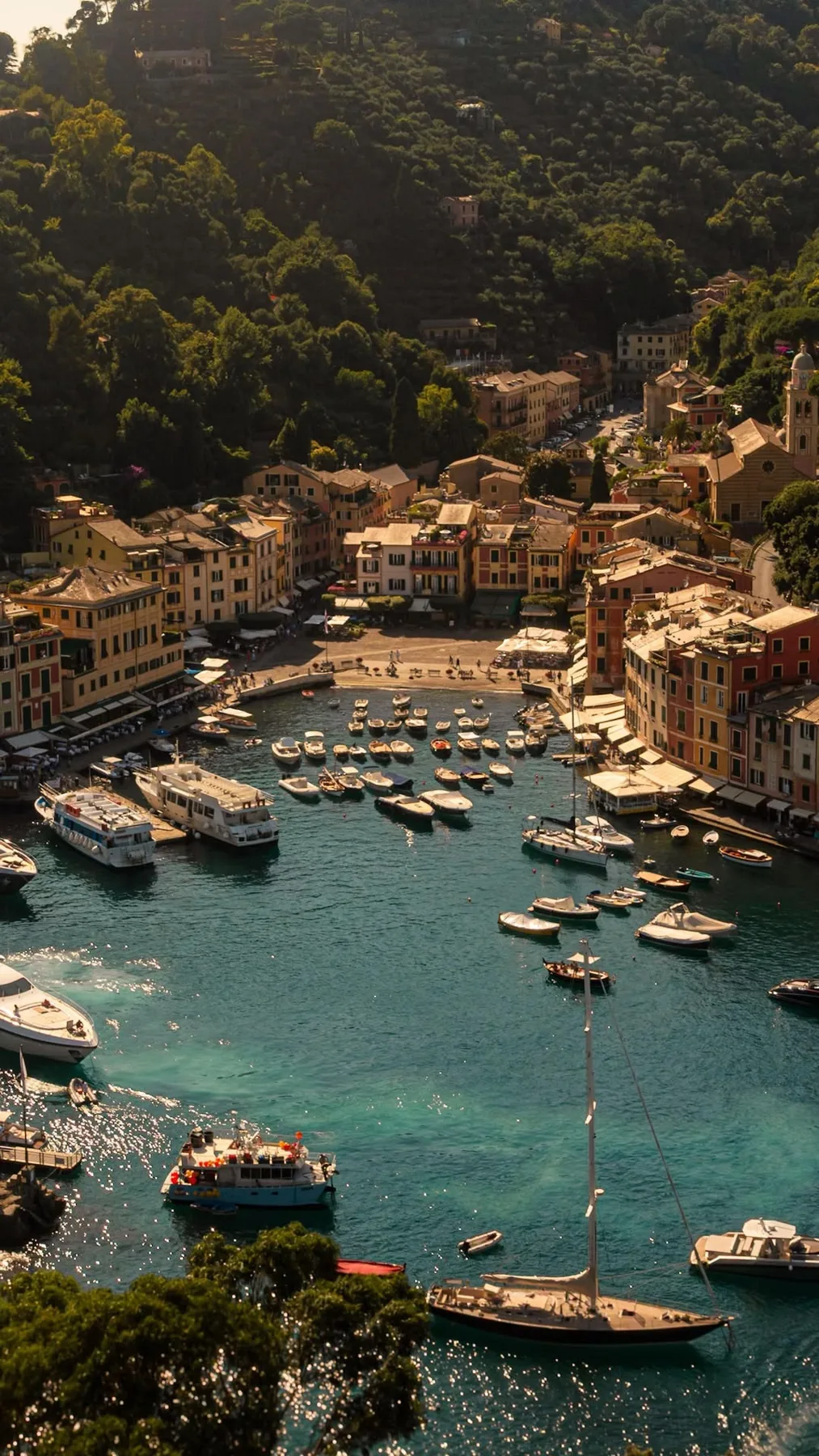 The harbour at dusk
