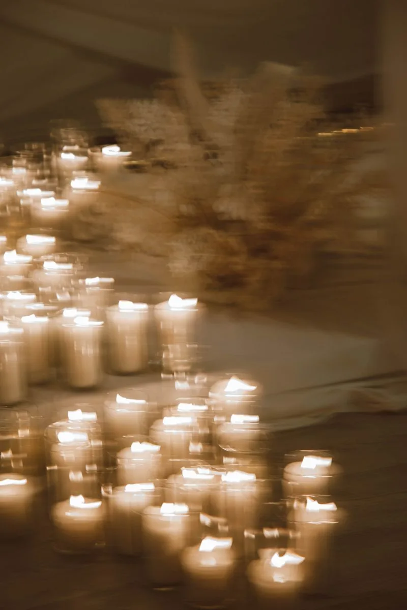 Courtyard by candlelight