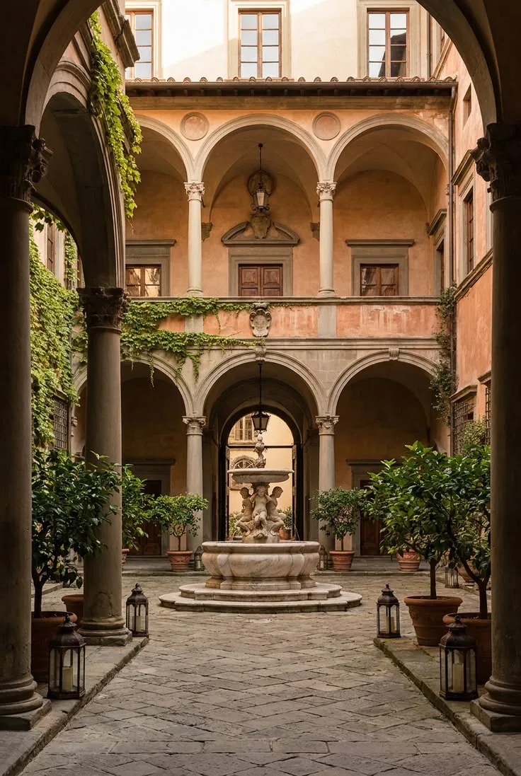 Palazzo courtyard